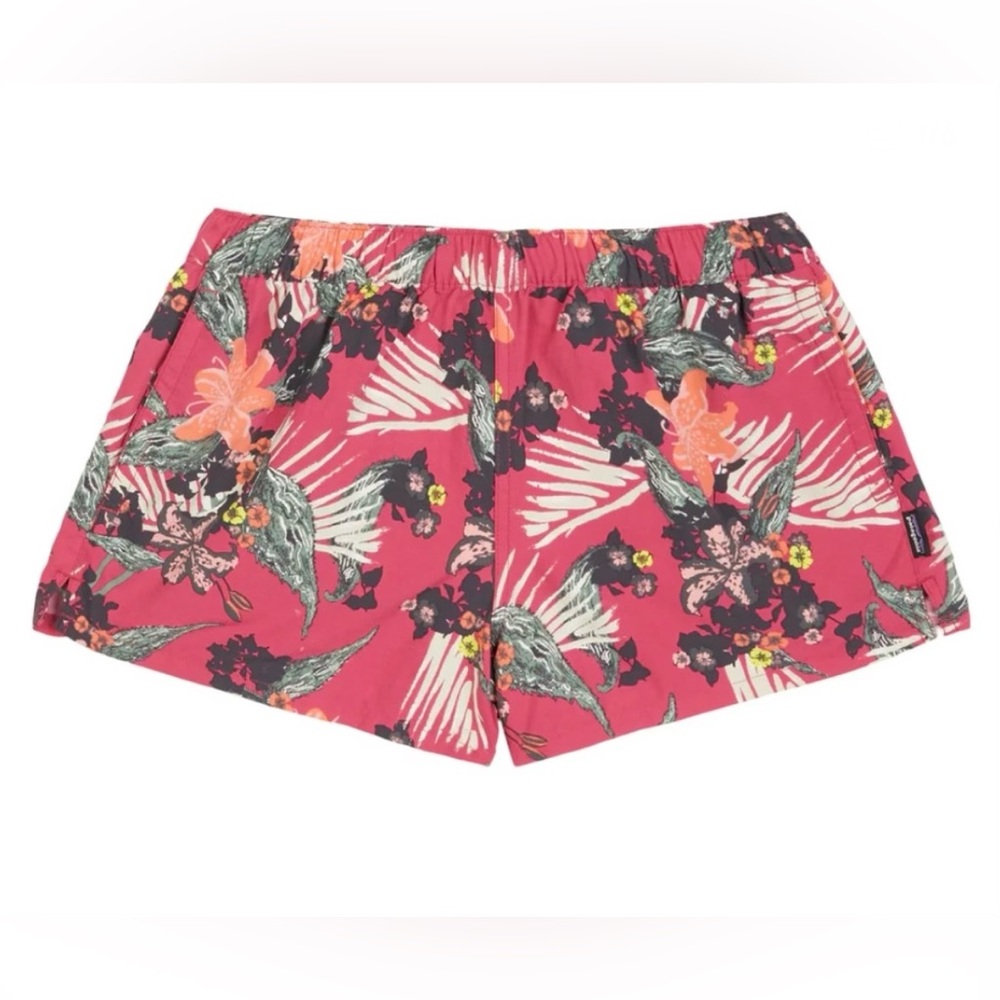 Patagonia Women’s Barely Baggies Shorts Size Medium - Kelp Garden Craft Pink